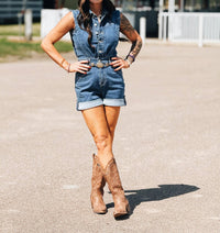 Kancan - Westline Denim Romper