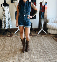Kancan - Westline Denim Romper