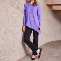 Karen Kane - Asymmetric Sweater - clothing - crew - directbrandpartner