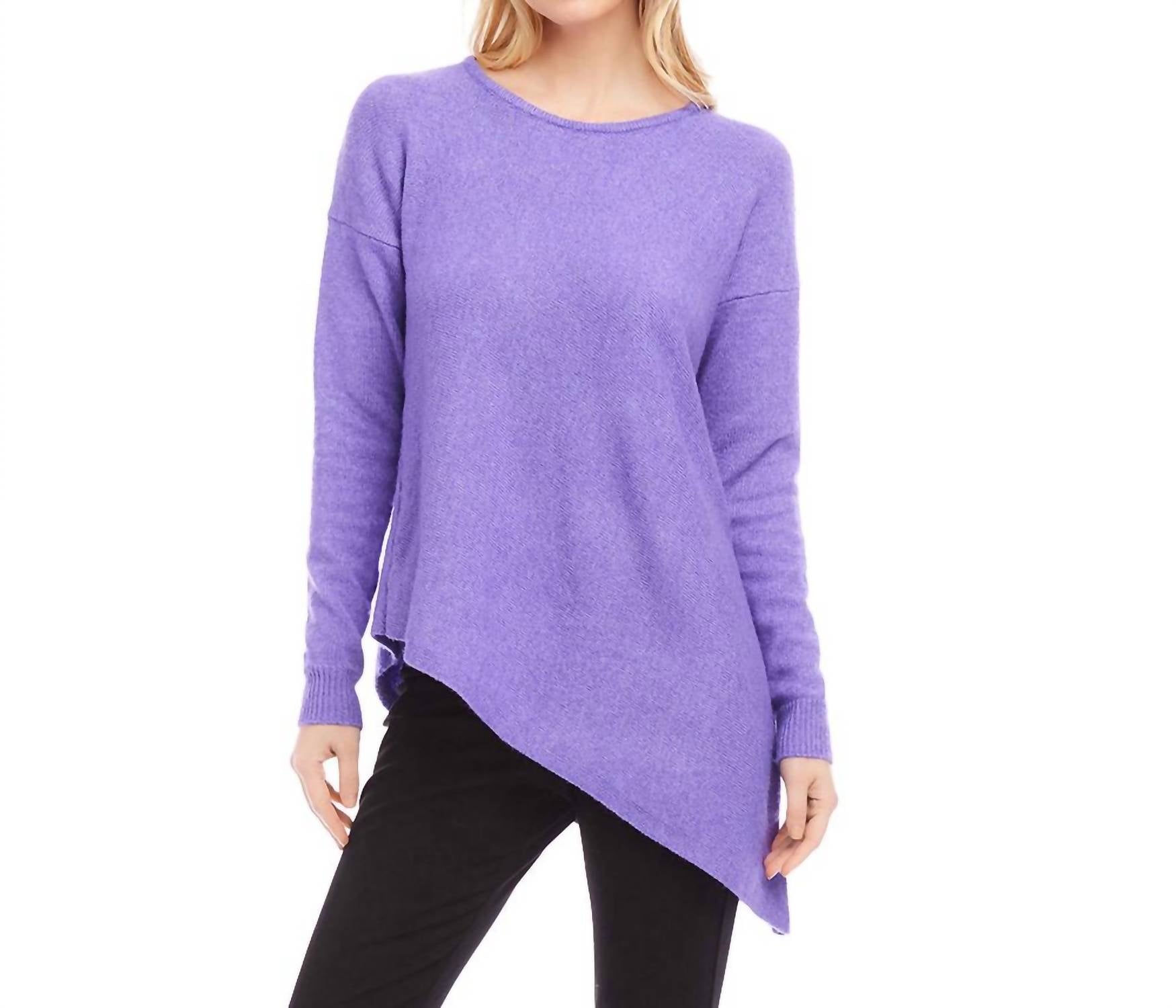 Karen Kane - Asymmetric Sweater - clothing - crew - directbrandpartner