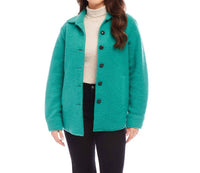 Karen Kane - Brushed Shirt Jacket - casual - jacket - clothing - directbrandpartner