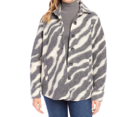 Karen Kane - Brushed Shirt Jacket - casual - jacket - clothing - directbrandpartner