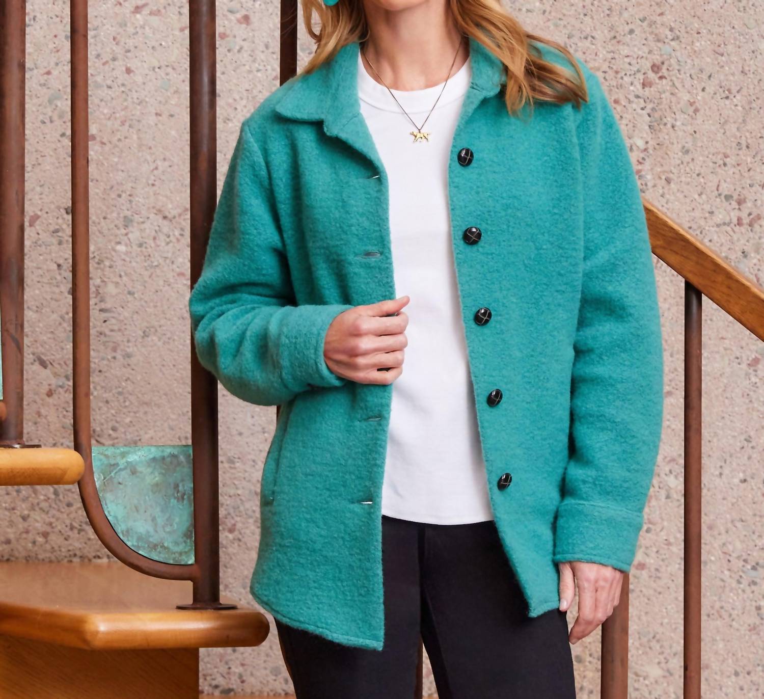 Karen Kane - Brushed Shirt Jacket - casual - jacket - clothing - directbrandpartner