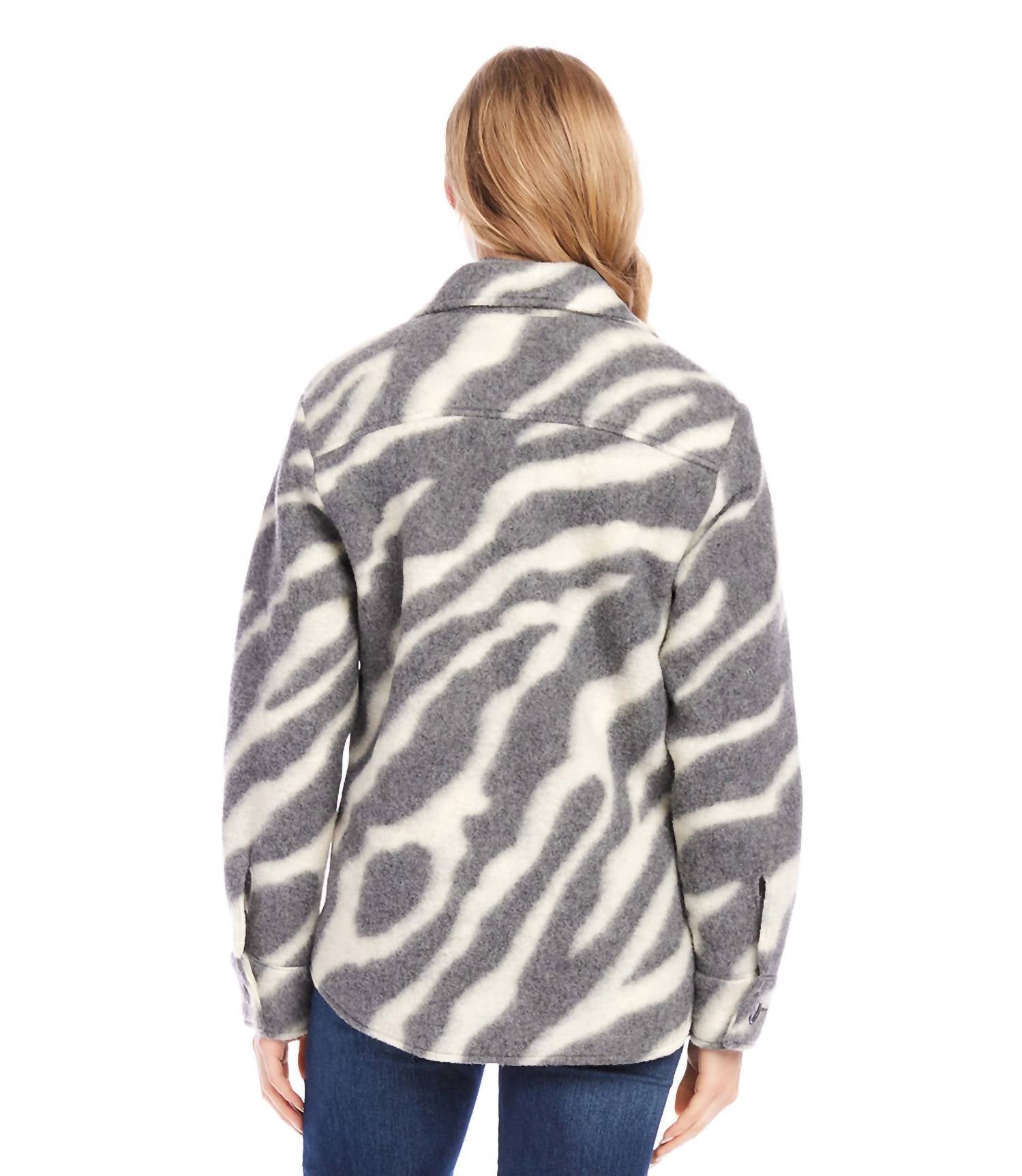 Karen Kane - Brushed Shirt Jacket - casual - jacket - clothing - directbrandpartner