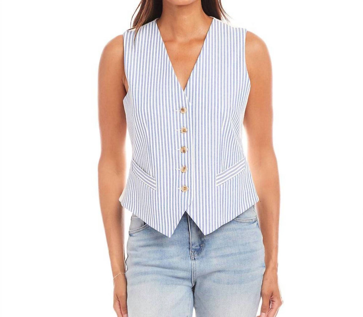 Karen Kane - Button Up Vest
