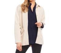 Karen Kane - Faux Suede Shirt Jacket - casual - jacket - clothing - directbrandpartner