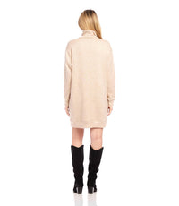 Karen Kane - Faux Wrap Turtleneck Dress - clothing - directbrandpartner - dresses