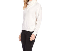 Karen Kane - Faux Wrap Turtleneck Top - clothing - cowl - directbrandpartner