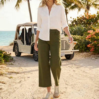 Karen Kane - Lauren Patch Pocket Cropped Pants