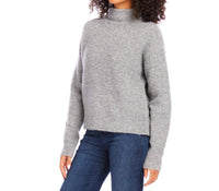 Karen Kane - Mock Neck Boucle Sweater - acrylic - cardigans - clothing