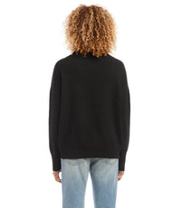 Karen Kane - Mock Neck Sweater - black - cardigans - clothing
