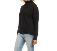 Karen Kane - Mock Neck Sweater - black - cardigans - clothing