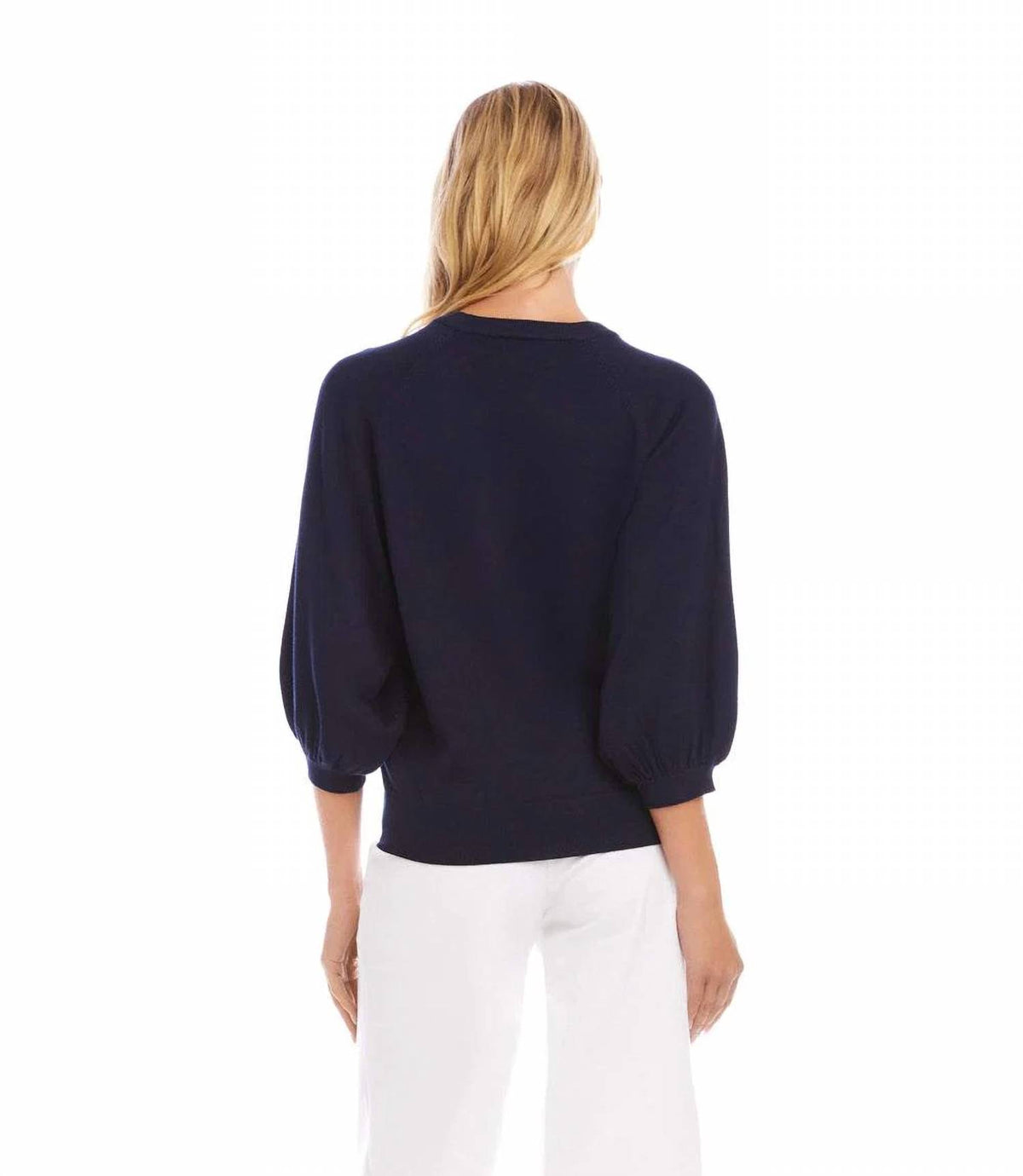 Karen Kane - Puff Sleeve Raglan Sweater