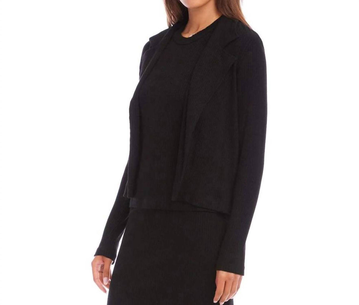 Karen Kane - Ribbed Jacket