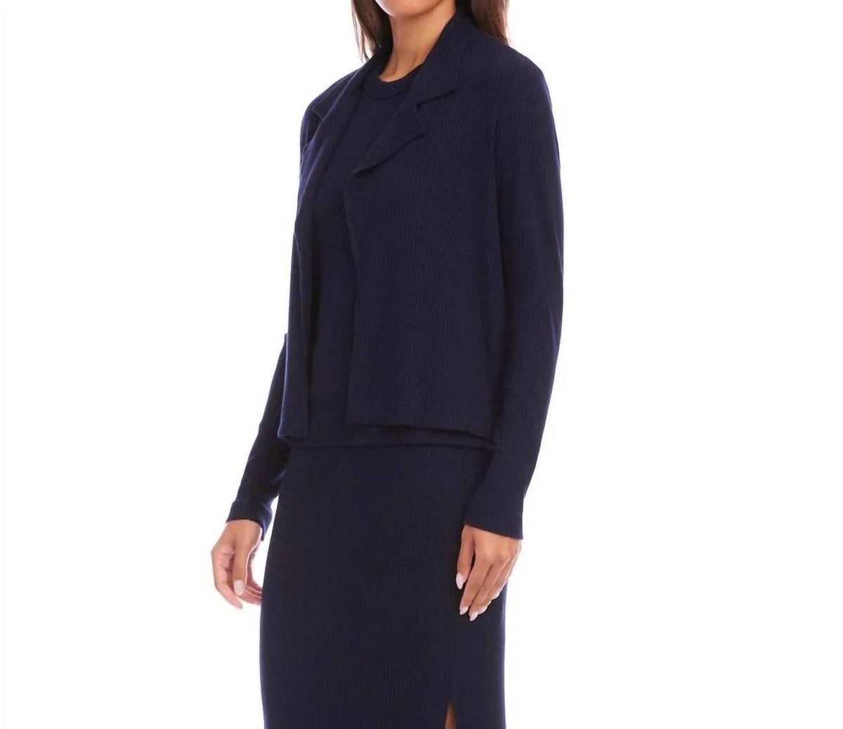 Karen Kane - Ribbed Jacket