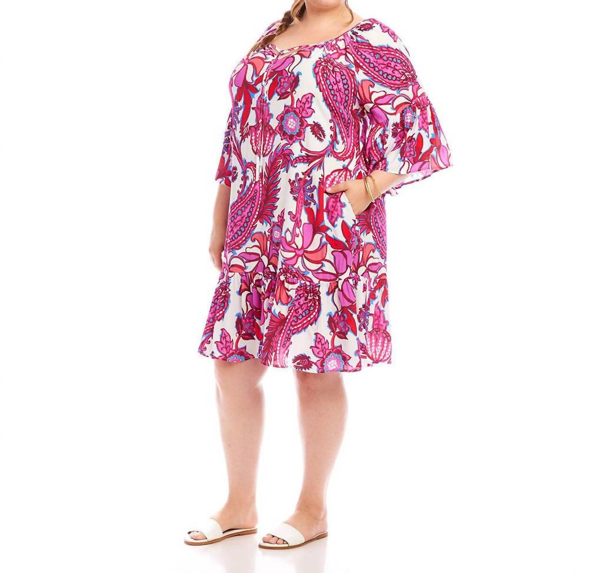 Karen Kane - Ruffle Hem Dress
