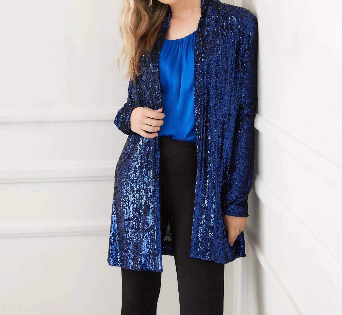Karen Kane - Sequin Duster Cardigan