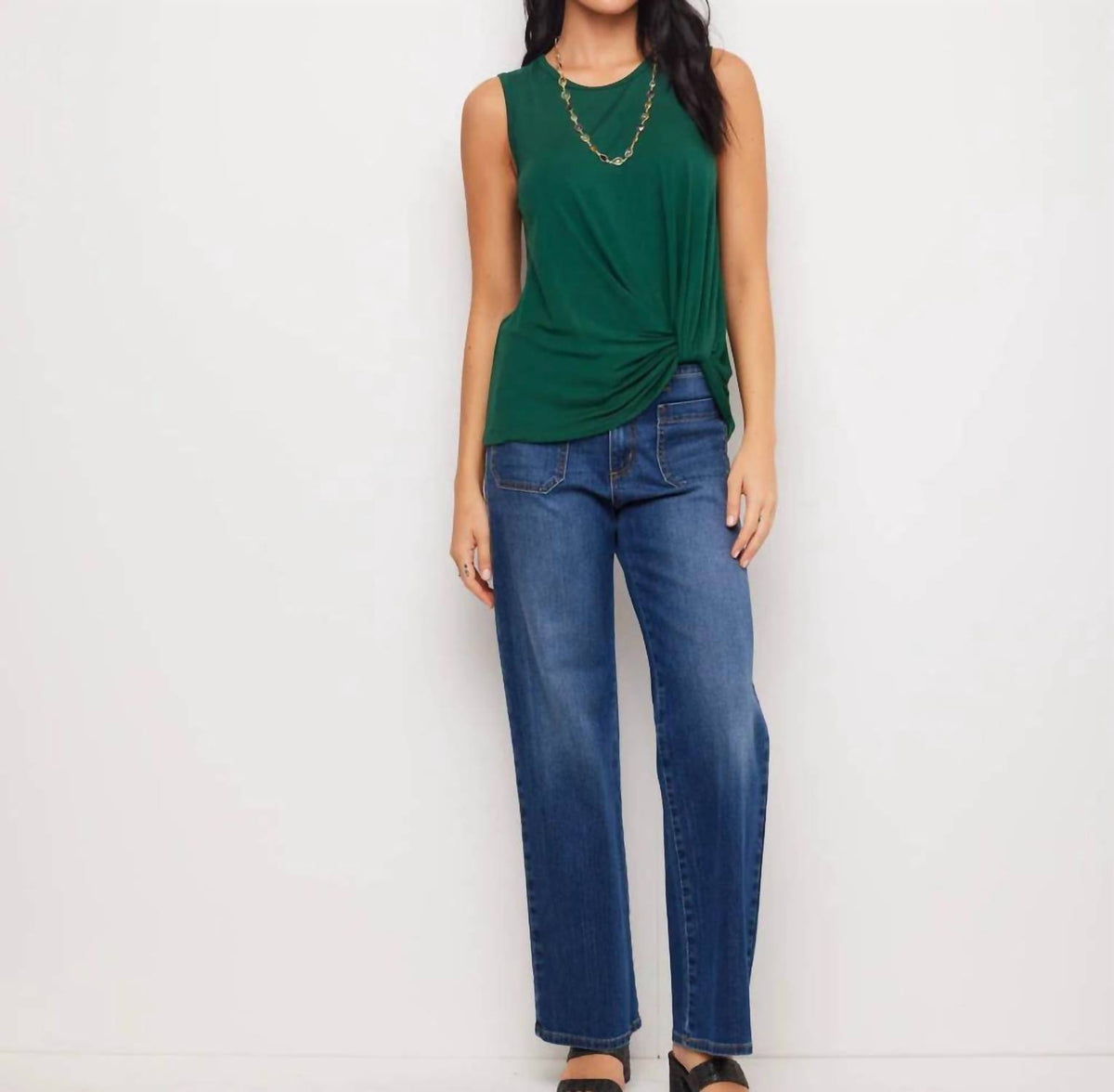 Karen Kane - Sleeveless Pick-Up Top