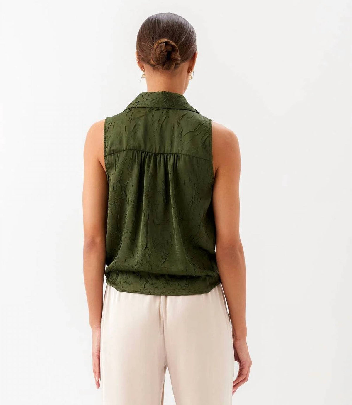 Karen Kane - Sleeveless Tie-Front Top