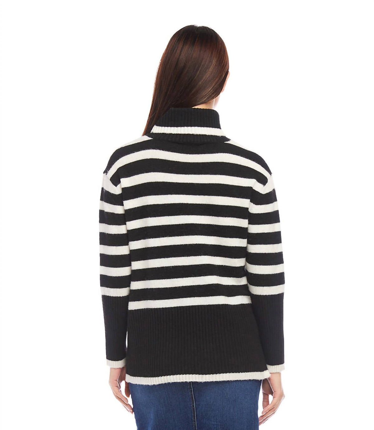 Karen Kane - Stripe Turtleneck Sweater