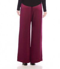 Karen Kane - Women's Wide Leg Satin Pants - clothing - directbrandpartner - pants