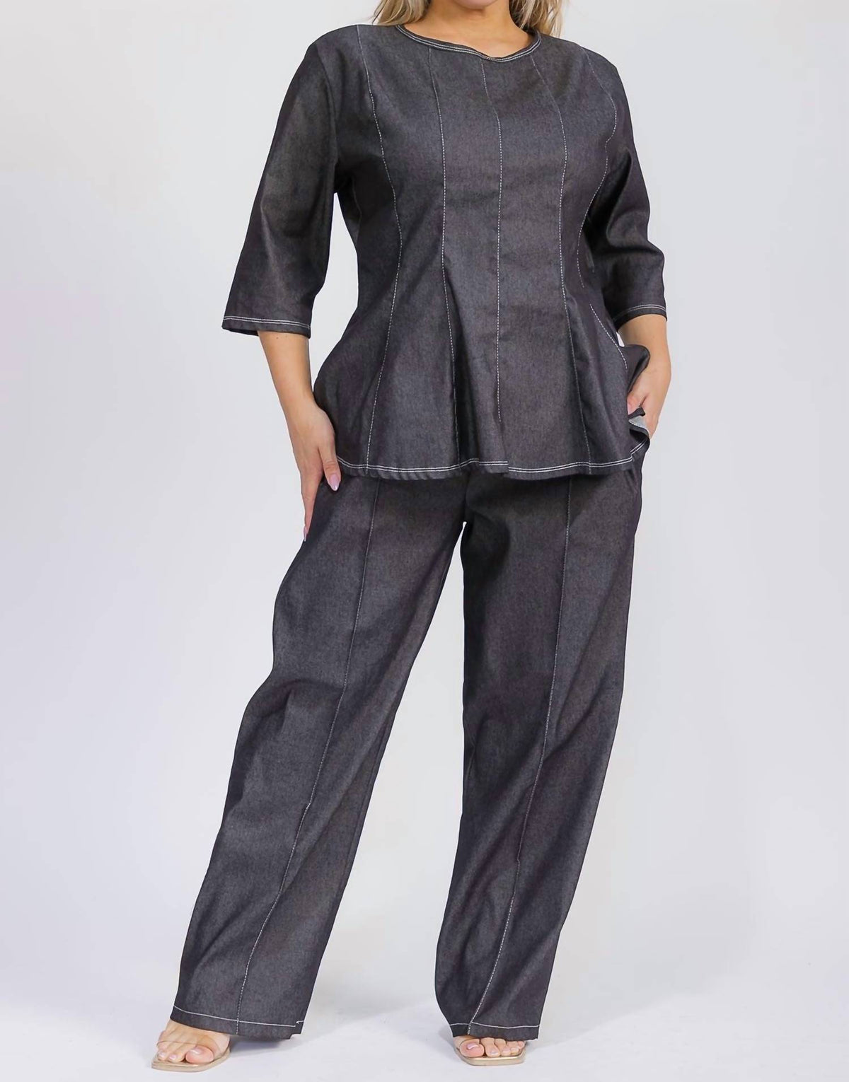 Karen T Design - Denim 2 Piece Set