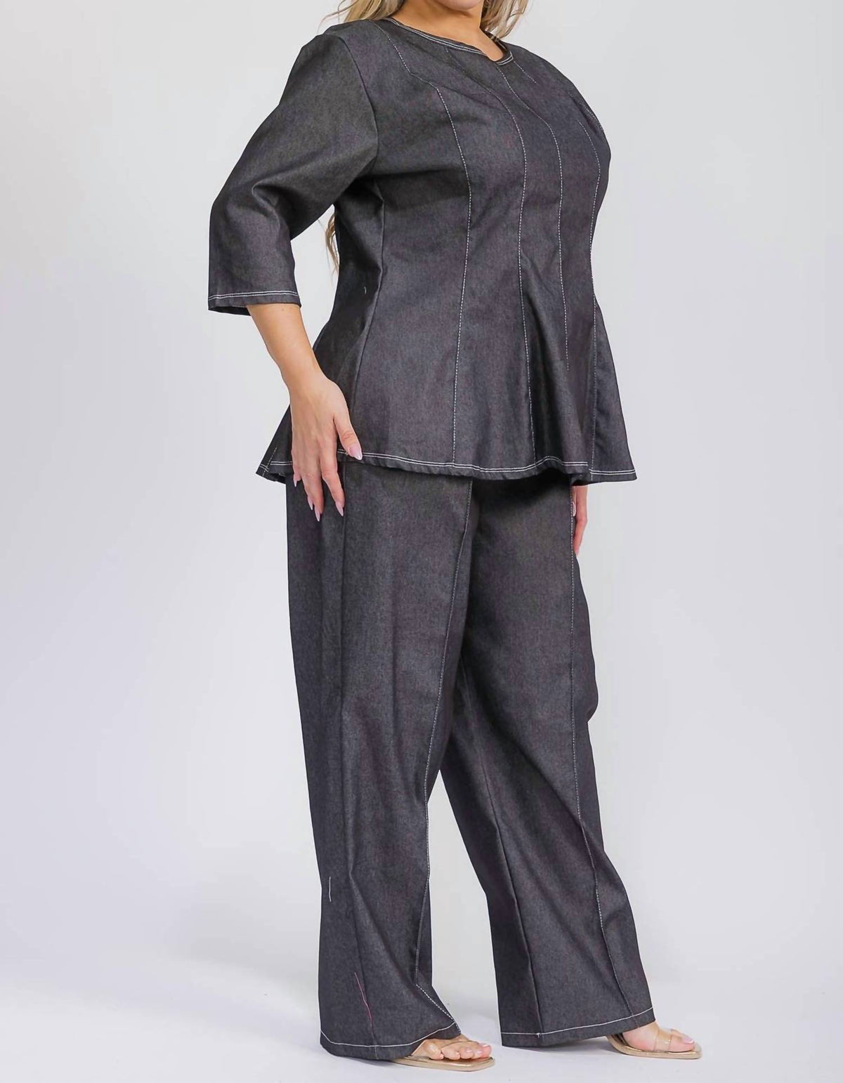 Karen T Design - Denim 2 Piece Set