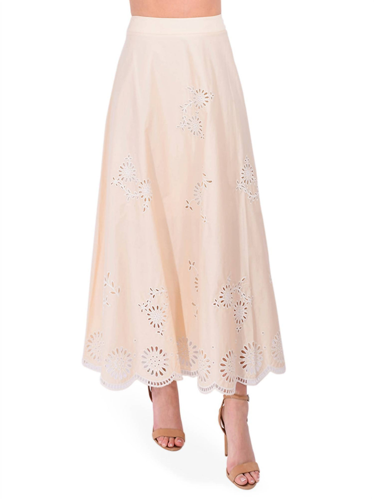 Karina Grimaldi - Carlotta Embroidered Skirt