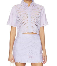 Karina Grimaldi - Elin Embroidered Top