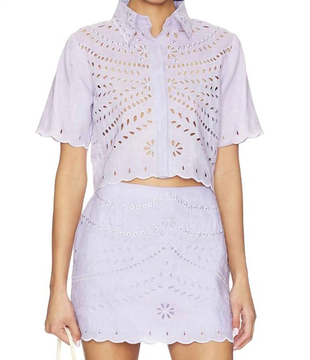 Karina Grimaldi - Elin Embroidered Top