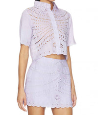 Karina Grimaldi - Elin Embroidered Top