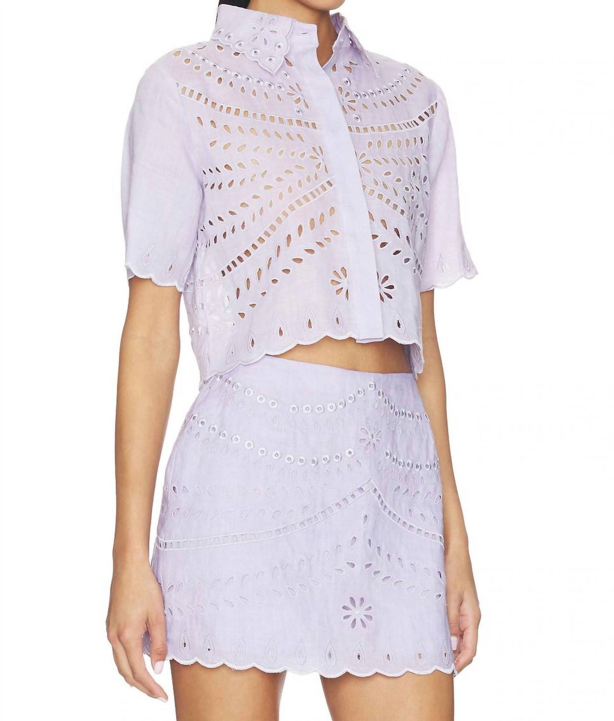 Karina Grimaldi - Elin Embroidered Top