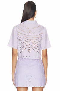 Karina Grimaldi - Elin Embroidered Top