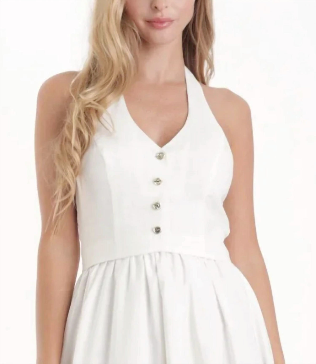 Karina Grimaldi - Orel Solid Midi Dress