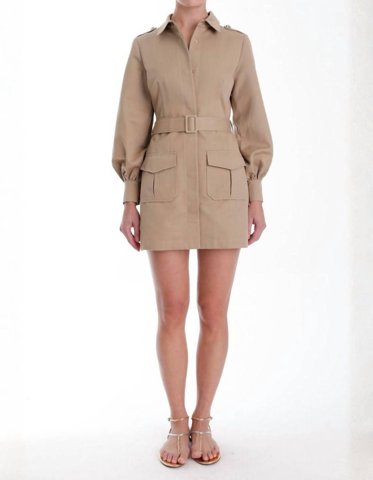 Karina Grimaldi - Tiffany Belted Mini Dress