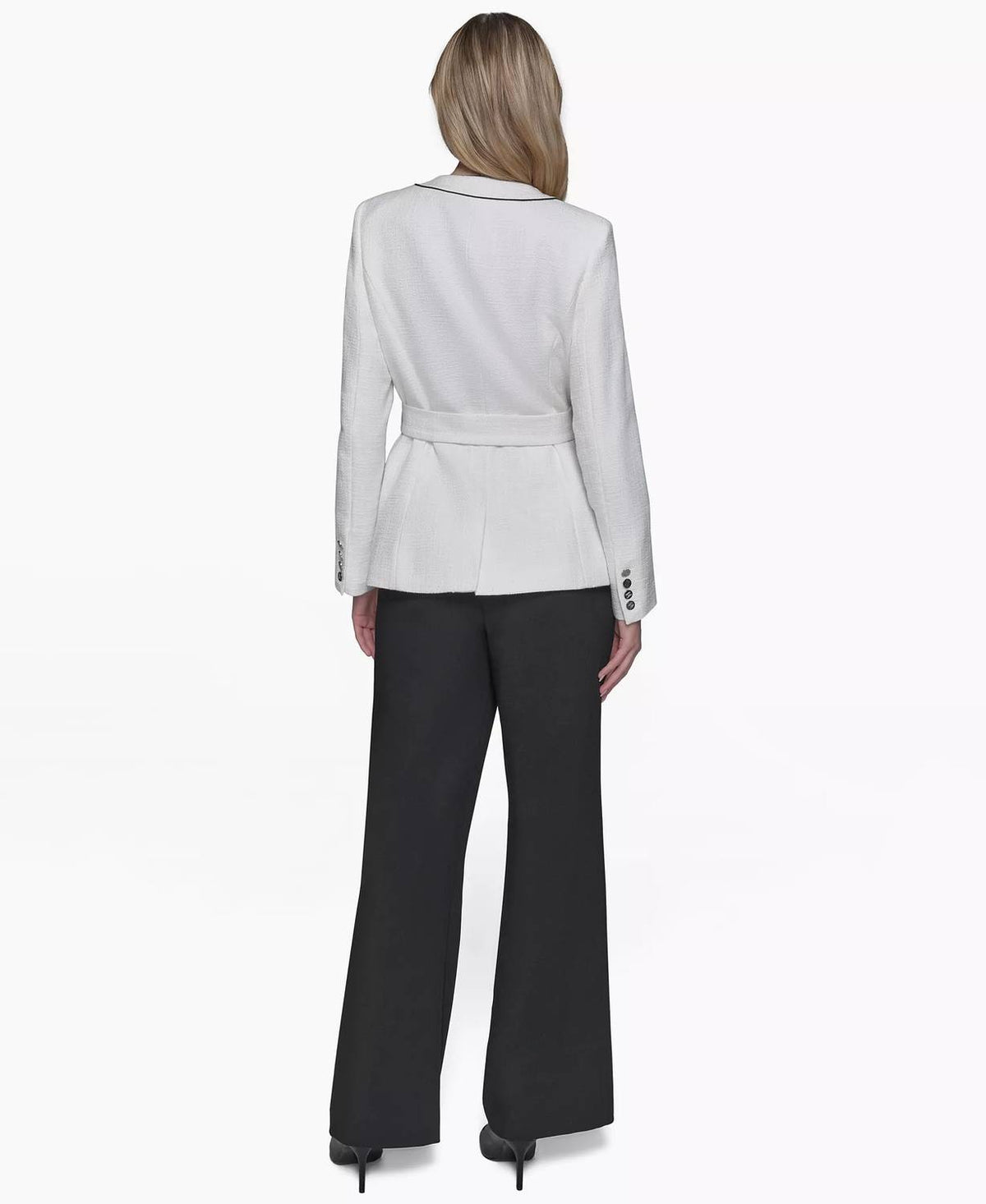 Karl Lagerfeld - Belted Tweed Jacket