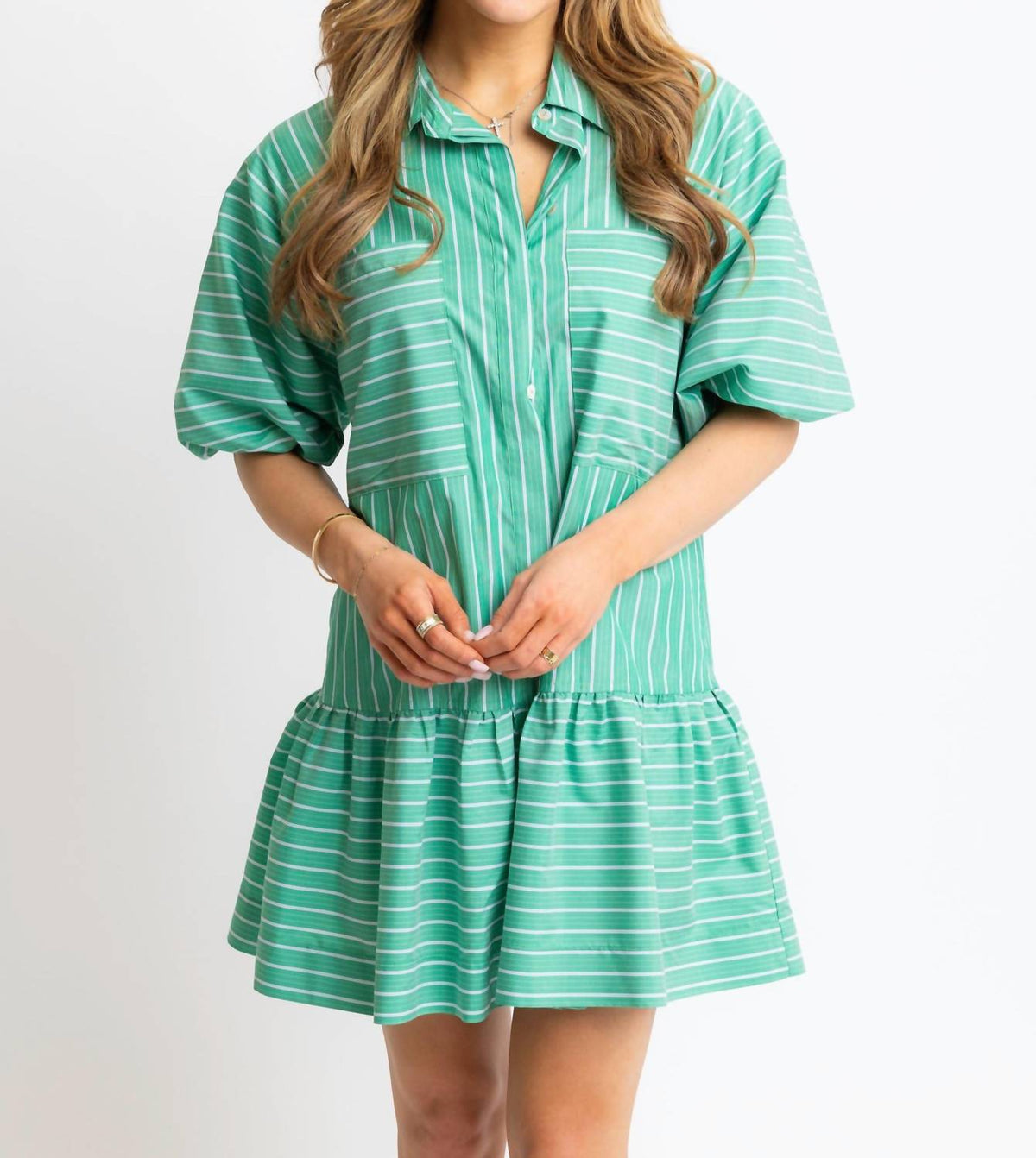 Karlie - For Keeps Stripe Pocket Dress