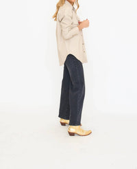 Karlie - Pleather Pocket Shacket