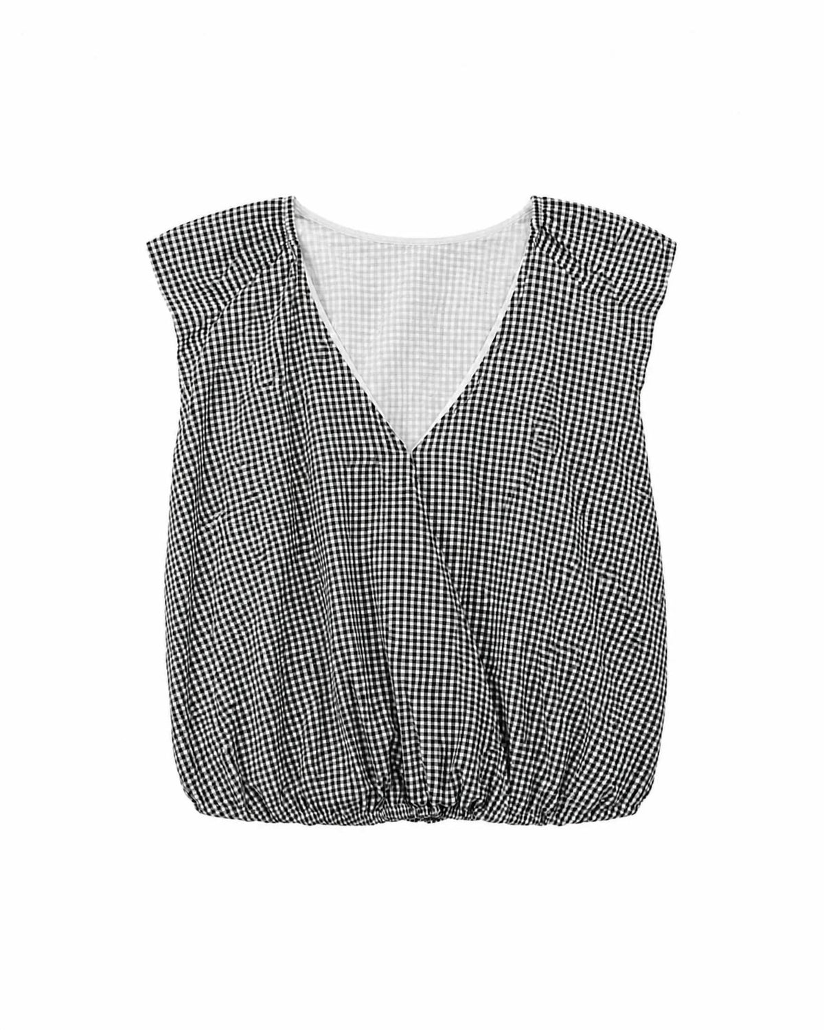 Karlie - Poplin Bubble Top