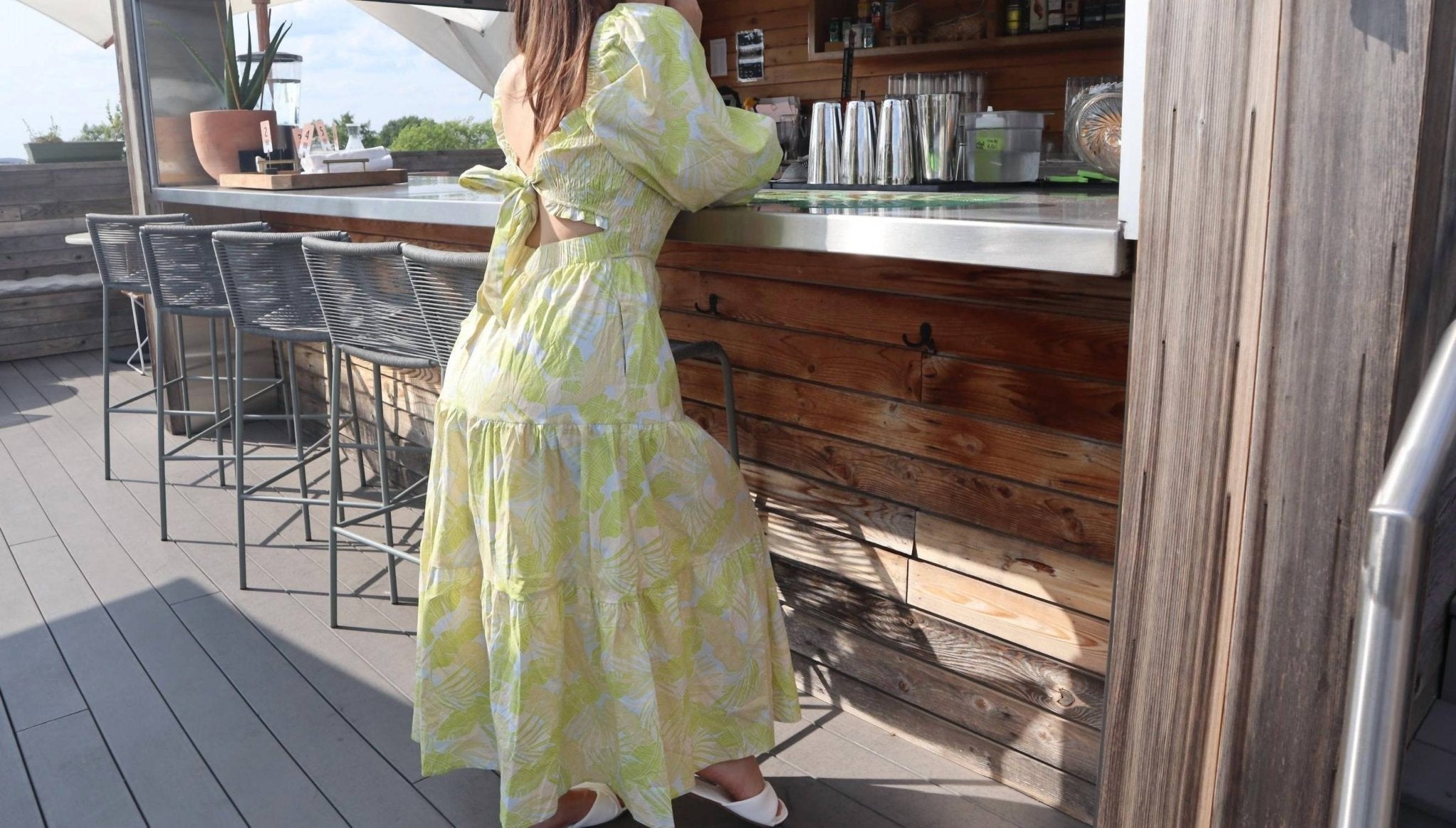 Karlie - Sunshower Tie - back Maxi Dress - clothing - dresses - maxi