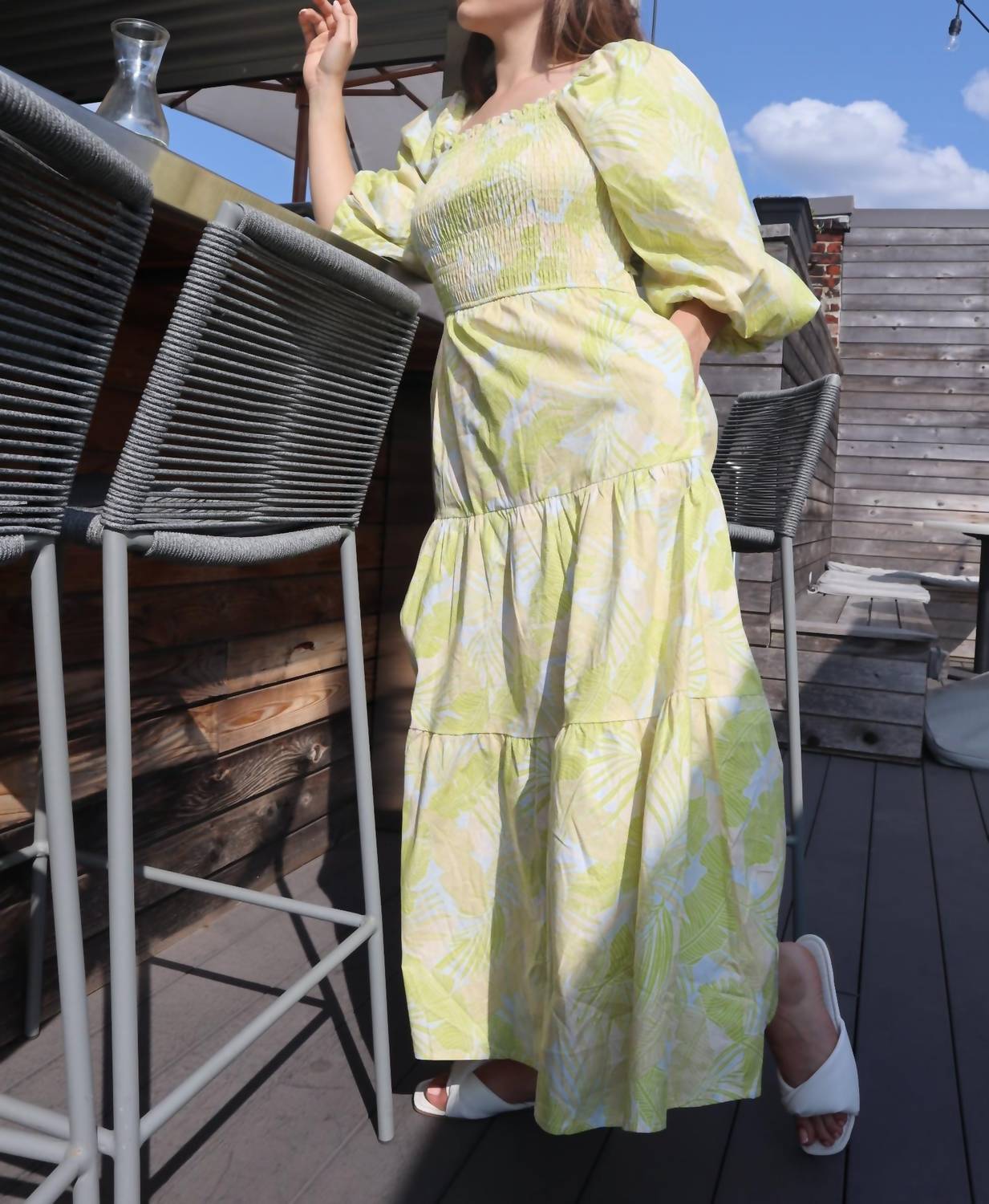 Karlie - Sunshower Tie - back Maxi Dress - clothing - dresses - maxi
