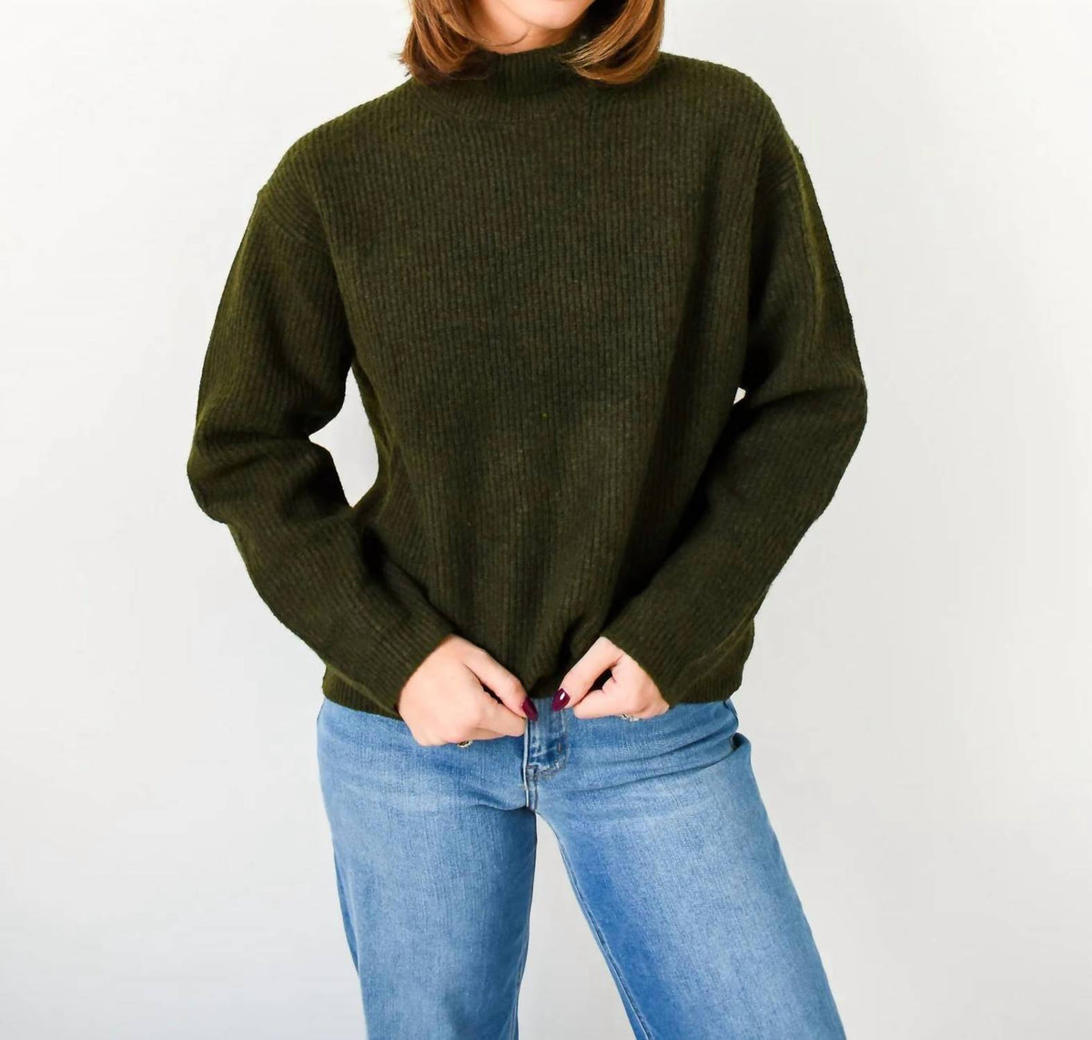 Karlie - Turtleneck Long Sleeve Sweater
