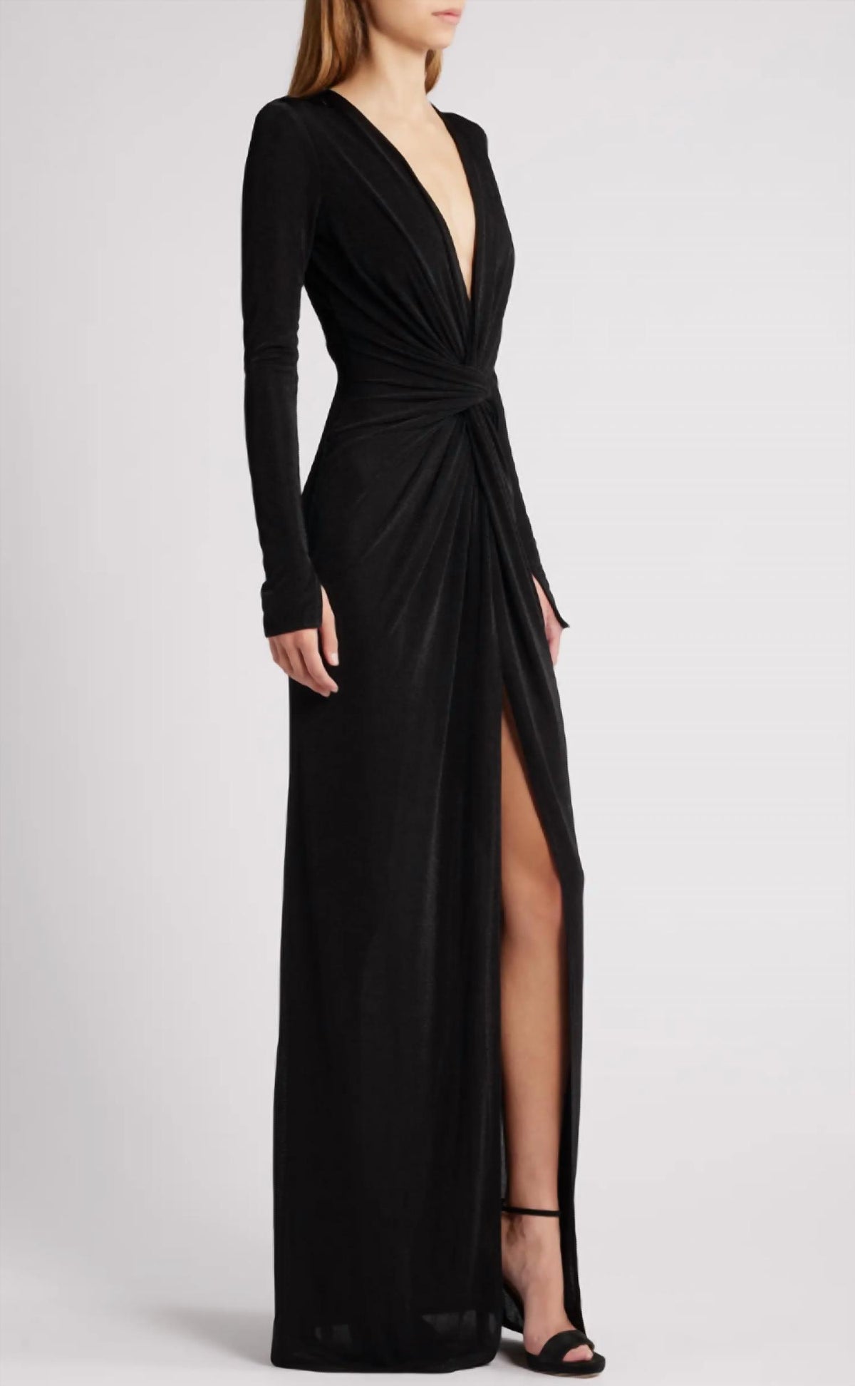 Katie May - Kiera Twisted Long Sleeve Gown