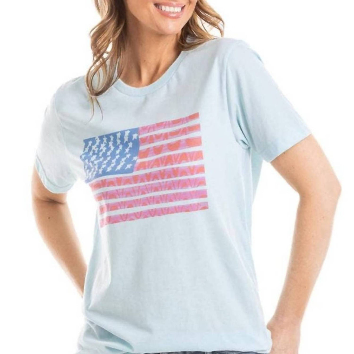 Katydid - American Flag Short Sleeve T-shirt