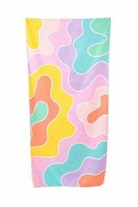 Katydid - Groovy Flower Microfiber Reversible Towels