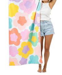 Katydid - Groovy Flower Microfiber Reversible Towels