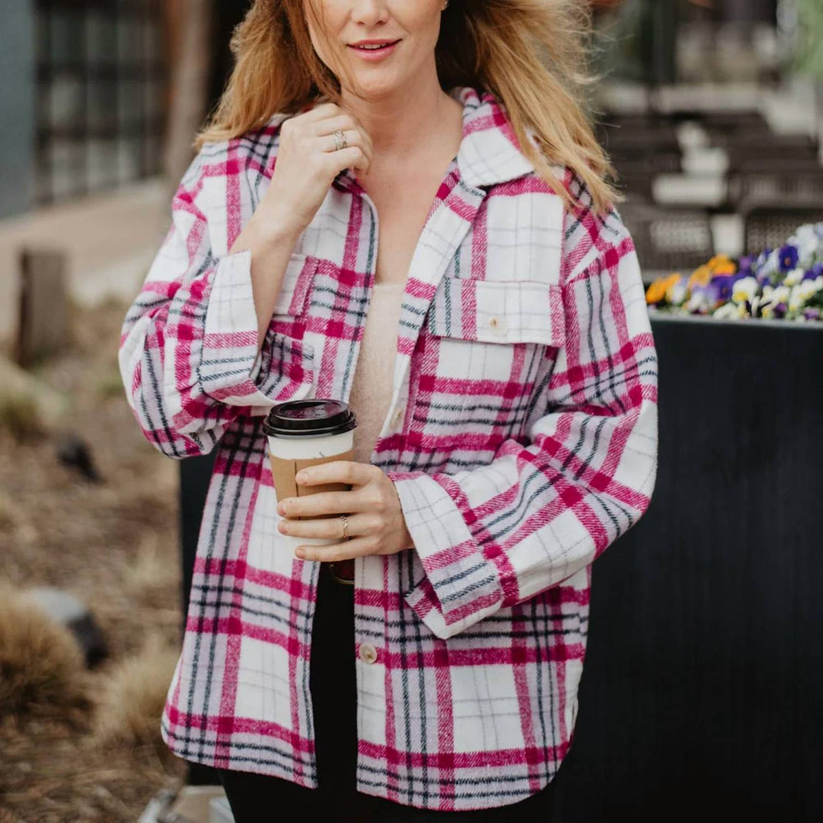 Katydid - Plaid Passion Shacket