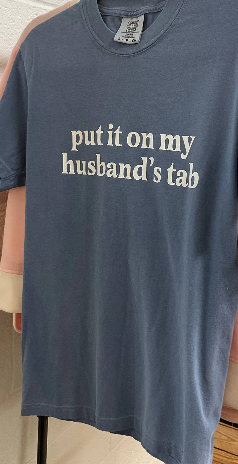 Katydid - Put It On My Husband's Tab Short Sleeve Tee