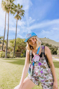 Kavu - Montanita Short Overalls - clothing - floral - jumpsuits