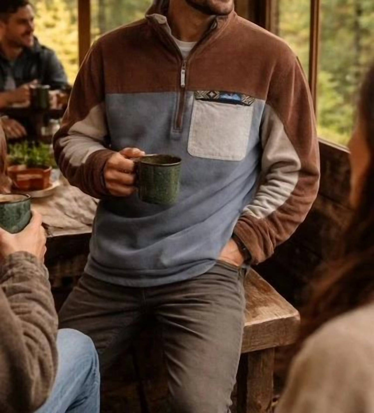 Kavu - THROWSHIRT FLEX 1/2 ZIP JACKET